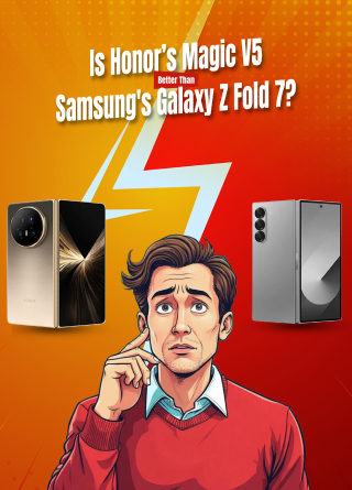 TechDogs-"Is Honor’s Magic V5 Better Than Samsung's Galaxy Z Fold 7?"